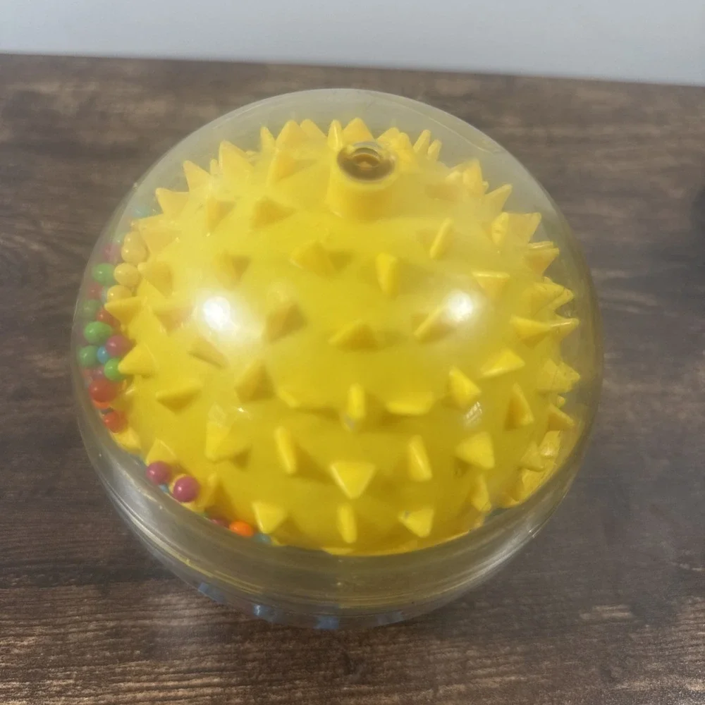 Vintage Playskool Roll N Rattle Tumble Down Beads Ball Sensory Toy Autism SpecEd